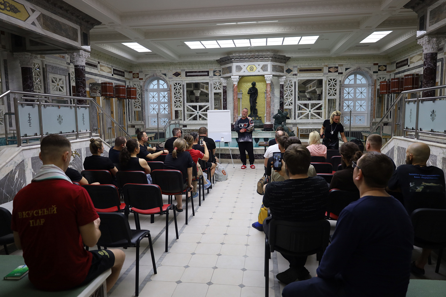 мастер- класс Дениса Вахова в банном комплексе «Бани Алексеева»